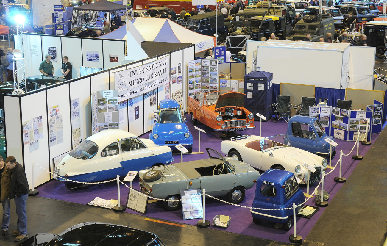 The NMCR stand at the 2008 Classic Car Show at the NEC. 