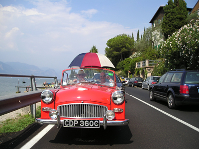 Bond Minicar at Lake Garda in Italy