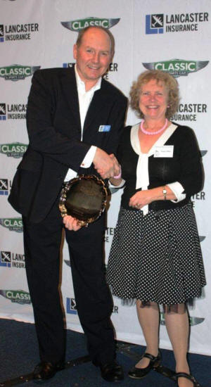 Jenny Dilks is presented with the award
