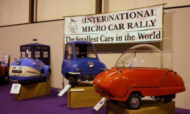 Peel Trident, Peel P50 and a Brütsch Mopetta.