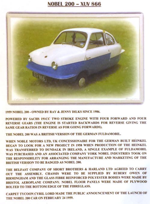 1959 Nobel 200 information board